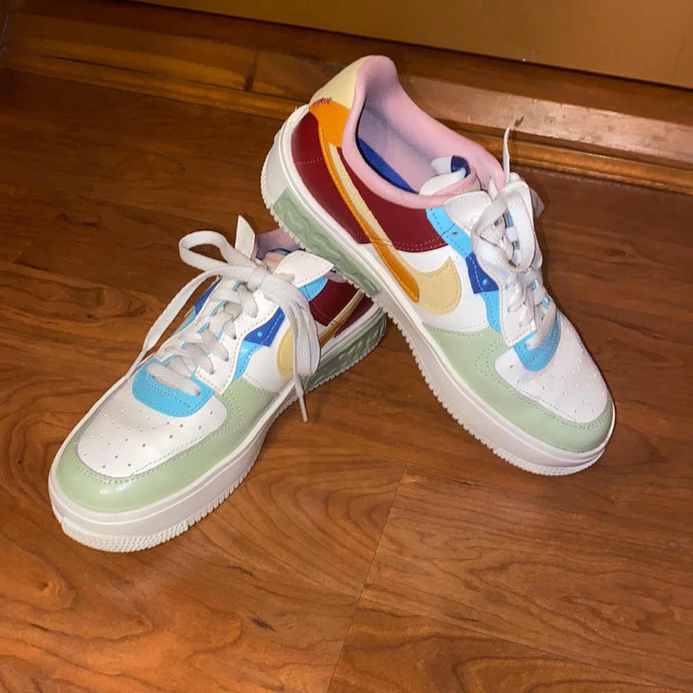 Women’s Multi Color Air Force 1’s